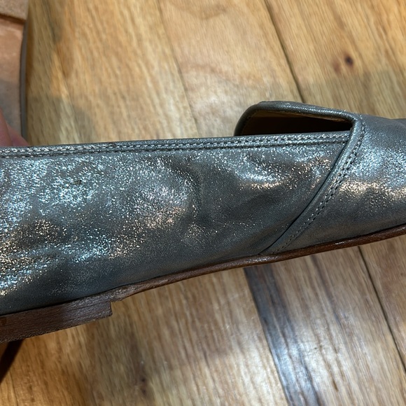 Silver loafers. Please note some of the marks throughout - Picture 9 of 11